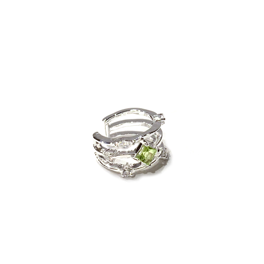 シルバー925イヤーカフ[THE-67283 PERI] PERIDOT